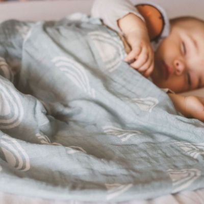 All Things New Swaddle -  Baby Blue or Blush pink - Modern Grace