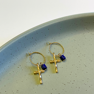 The cross earrings deals