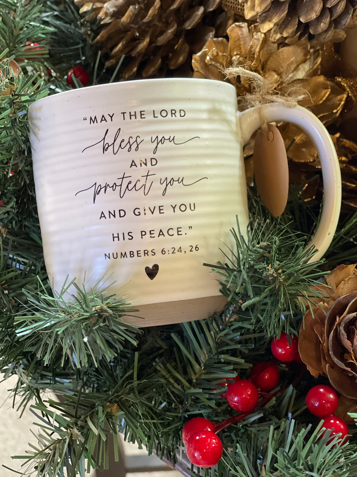 May the Lord Bless You and Protect You: Ceramic Mug
