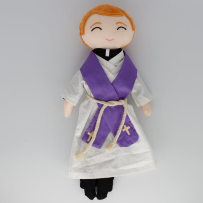 Father Paul Catholic Priest Rag Doll 14 Piece Set