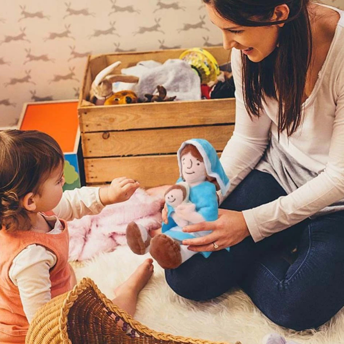 Mary Doll with Baby Jesus