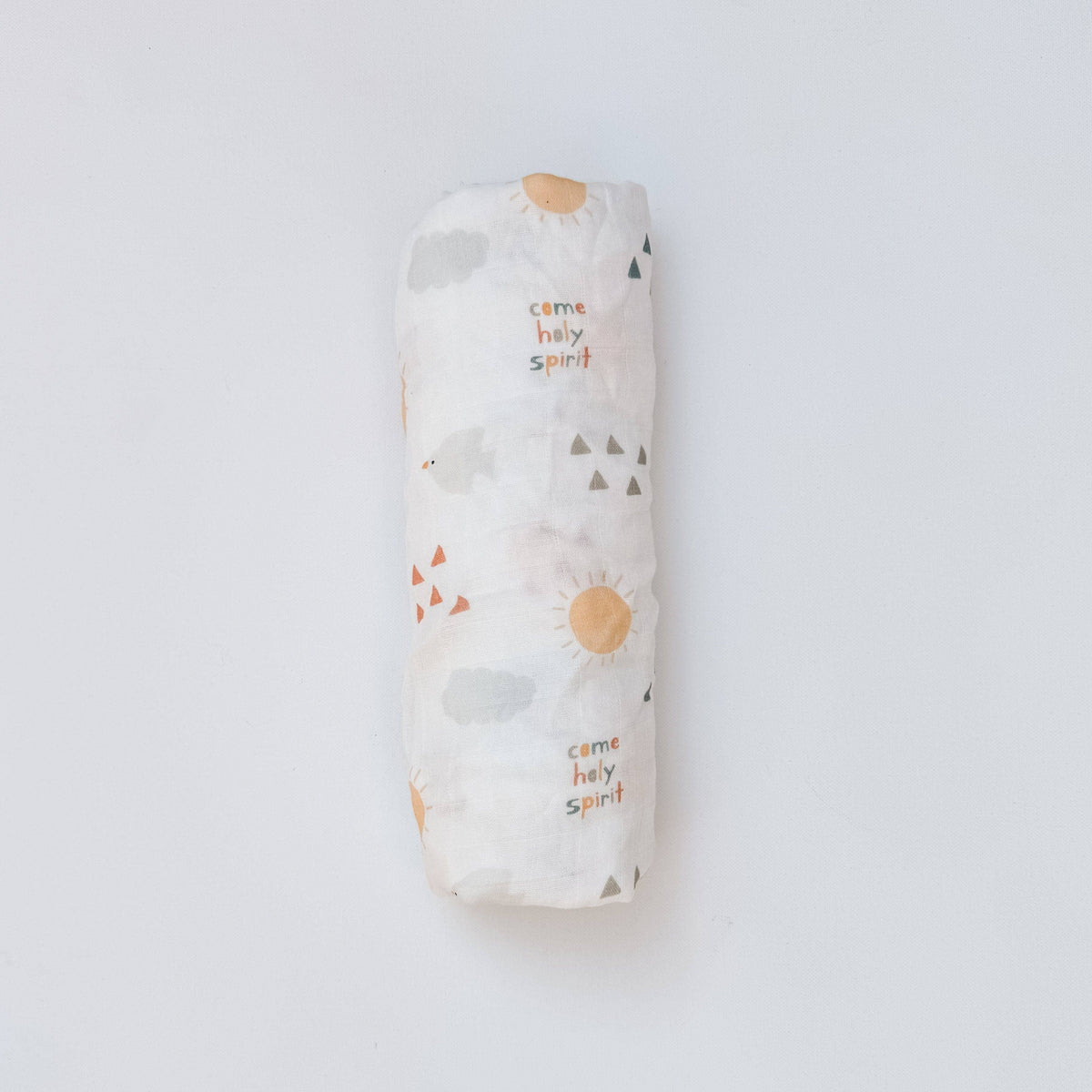 Come Holy Spirit - Catholic Baby Muslin Blanket Swaddle