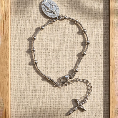 Holy Rosary Beaded Bracelet