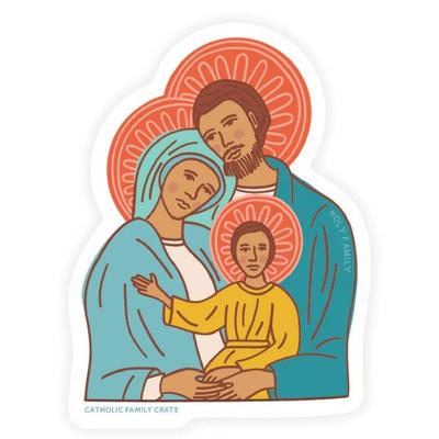 Holy Vinyl Stickers - Holy Family, The Sacred Heart of Jesus, St Therese and Waymaker