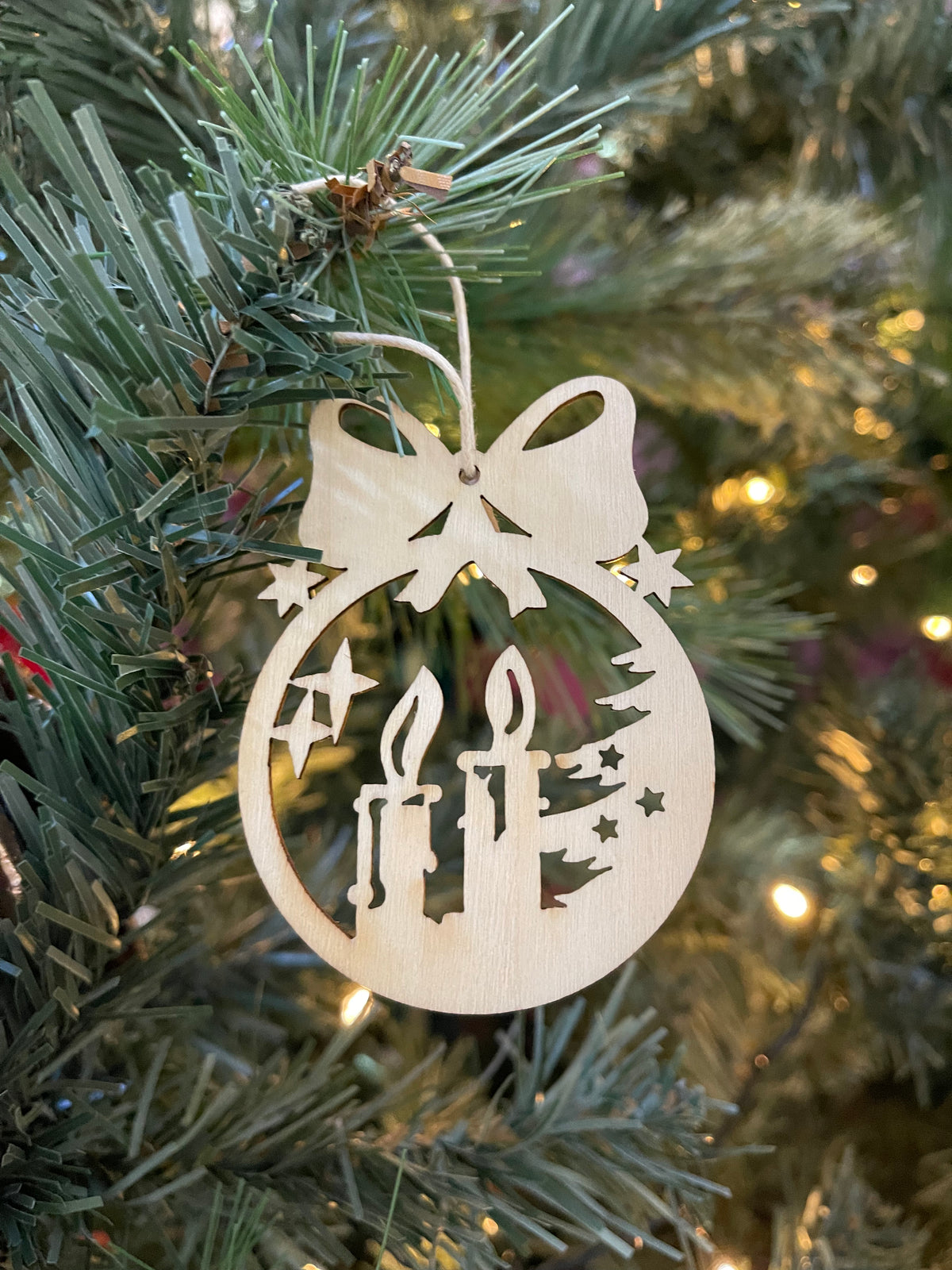 Wooden Decoration - Peace and Manger options
