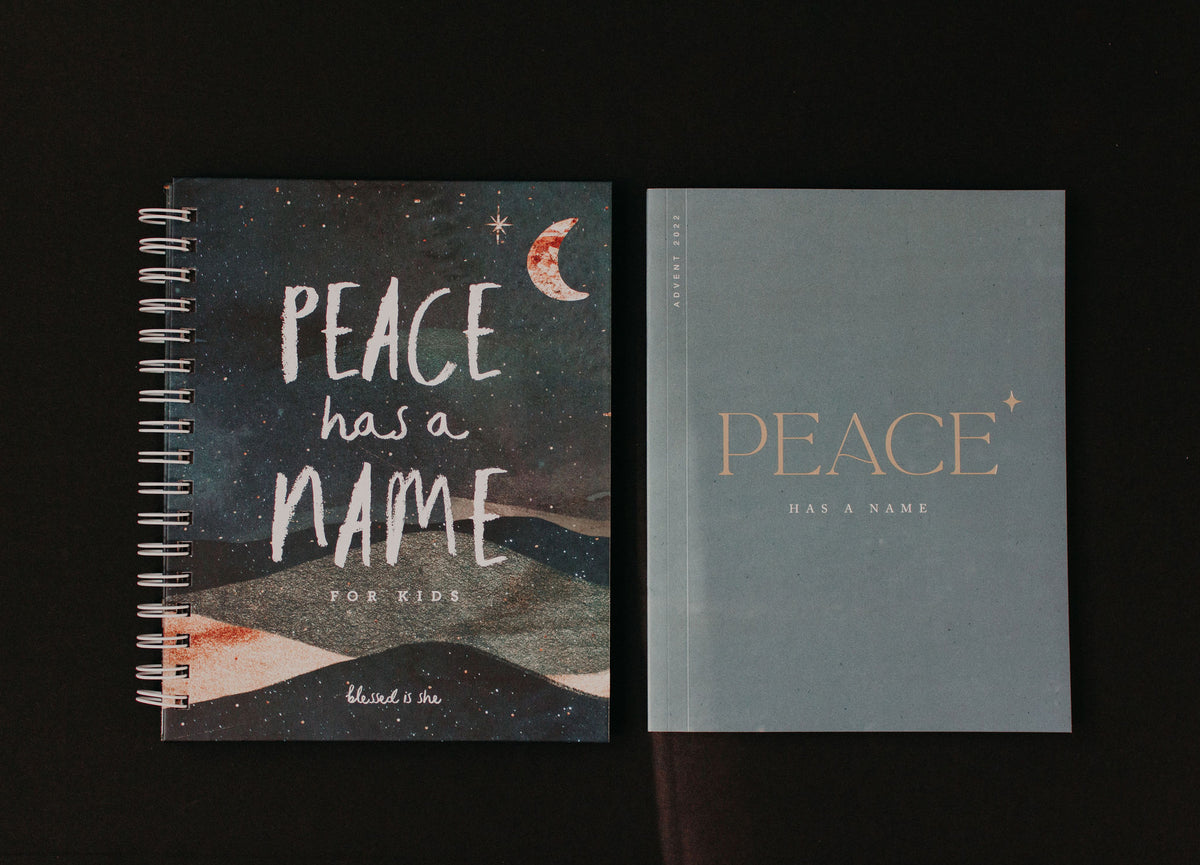 *SALE* PEACE HAS A NAME - 2022 ADVENT DEVOTIONAL by Blessed Is She