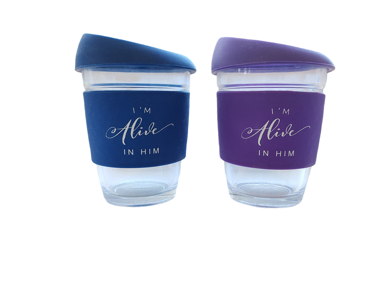 Keep Cup - Glass with Silicone Band - Modern Grace