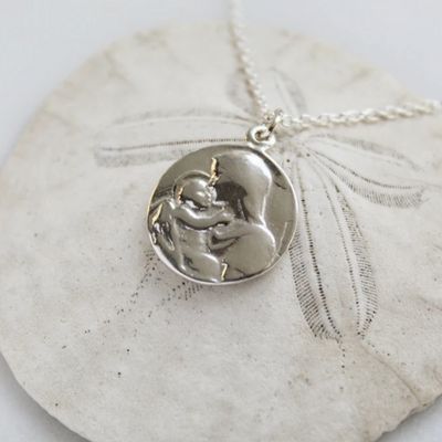 Jesus and Mary Necklace (Sterling Silver) - Modern Grace