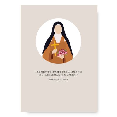 Saint Cards - Pack of 6 Full Colour Blank Cards - Modern Grace