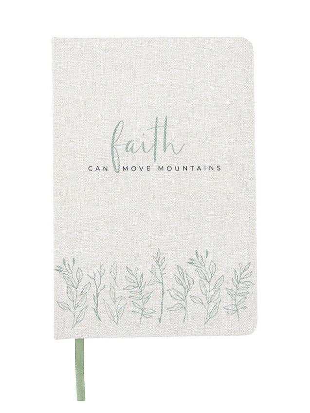 Linen Journal: Faith Can Move Mountains - Modern Grace