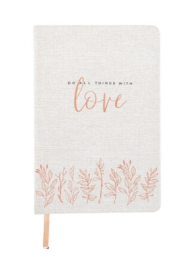 Linen Journal: Do All Things with Love - Modern Grace
